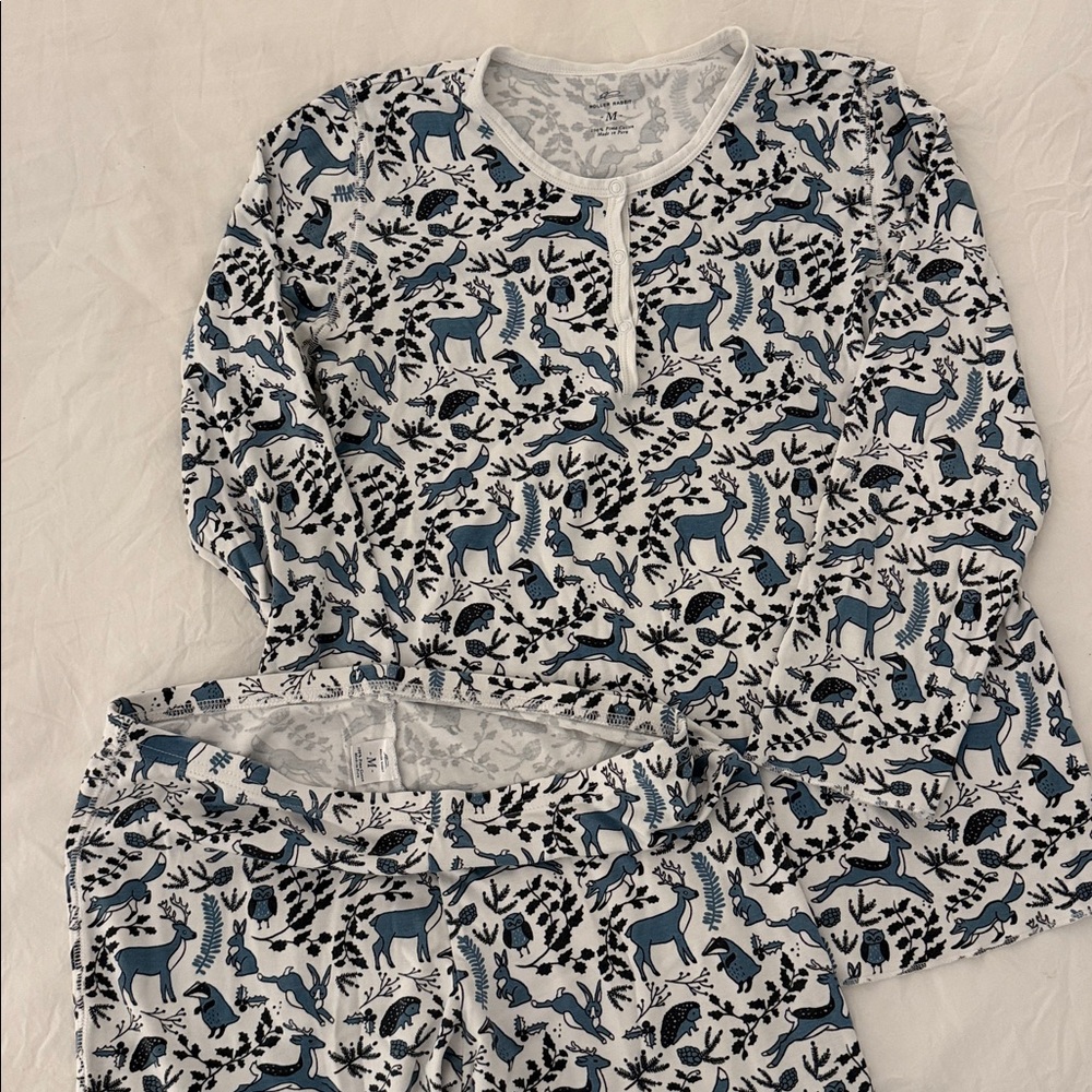 EUC Roller Rabbit Winterland Women’s Pajama Set - Picture 2 of 4